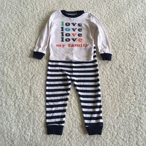 Children’s Place I Love My Family 2 Piece